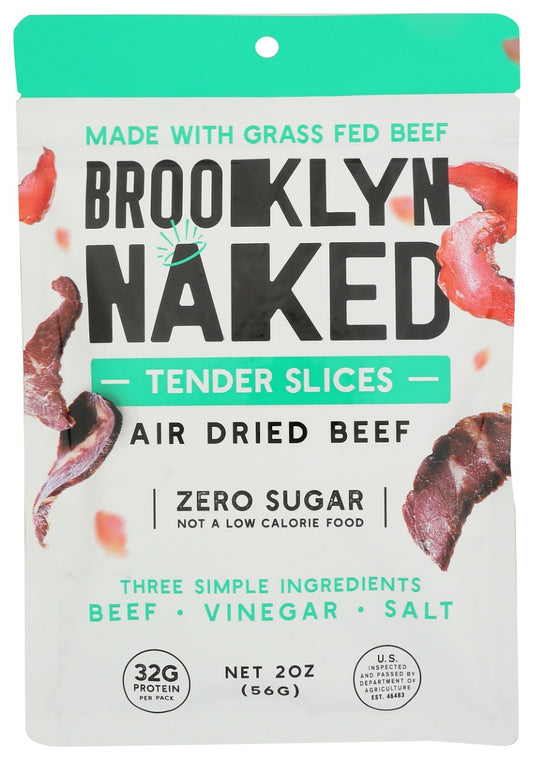 BROOKLYN BILTONG: Naked Meat Flavor Beef Jerky, 2 oz