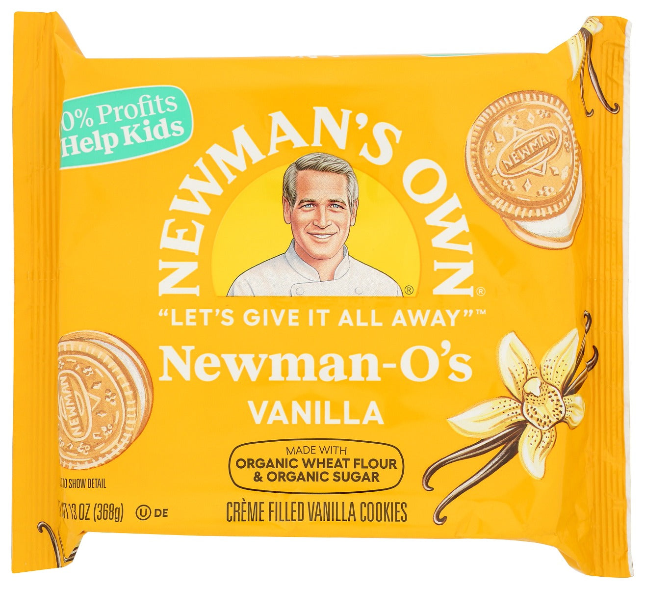 NEWMANS OWN: Vanilla Newman Os Cookies, 13 oz