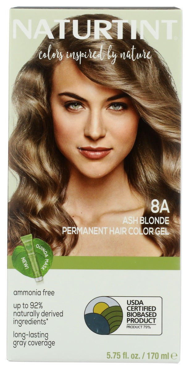 NATURTINT: Permanent Hair Color 8A Ash Blonde, 5.75 fo