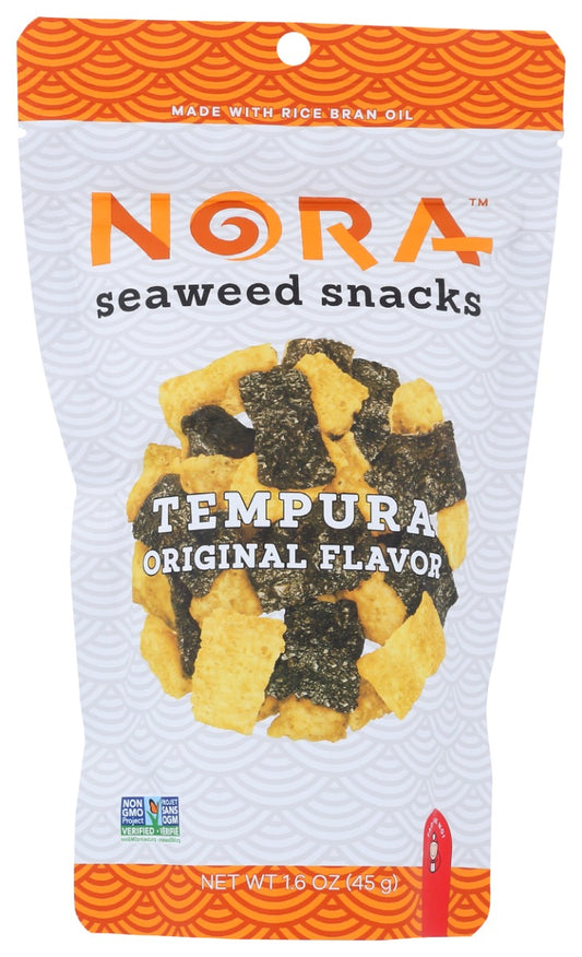 NORA SNACKS: Original Tempura Seaweed Snack, 1.6 oz