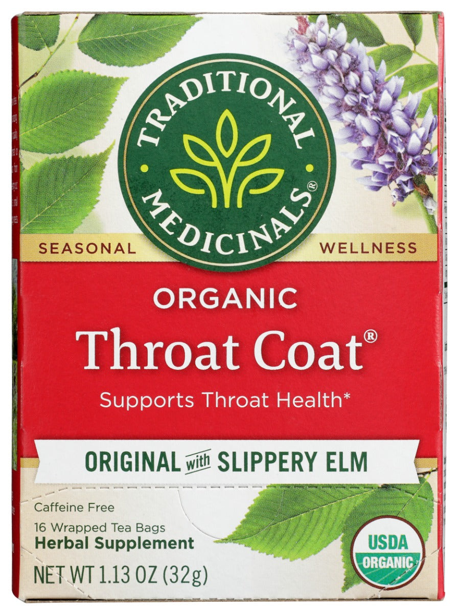 TRADITIONAL MEDICINALS: Throat Coat Tea, 16 bg