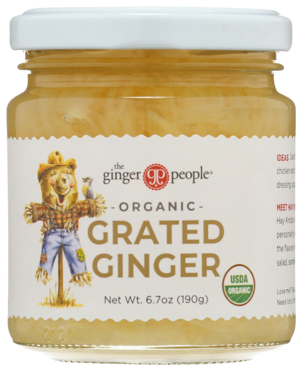 GINGER PEOPLE: Organic Grated Ginger, 6.7 oz