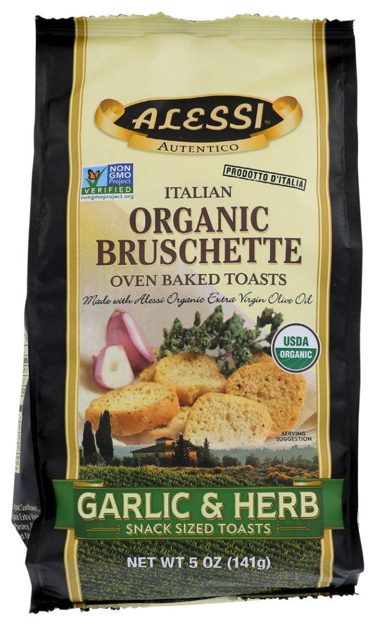 ALESSI: Garlic and Herb Bruschette, 5 oz