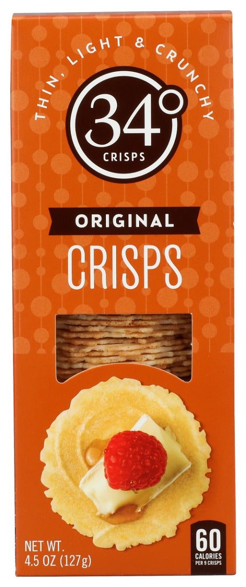 34 DEGREES: Original Crisps, 4.5 oz