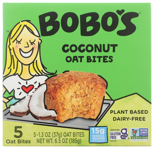 BOBOS OAT BARS: Coconut Oat Bites, 6.5 oz