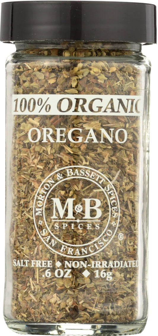 MORTON & BASSETT: Oregano Organic, 0.6 oz