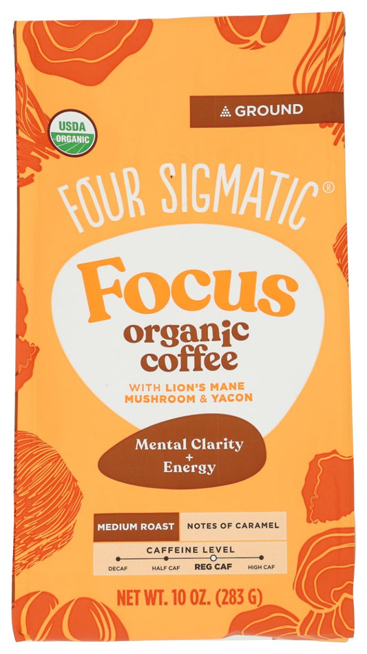 FOUR SIGMATIC: Focus Ground Coffee, 10 oz