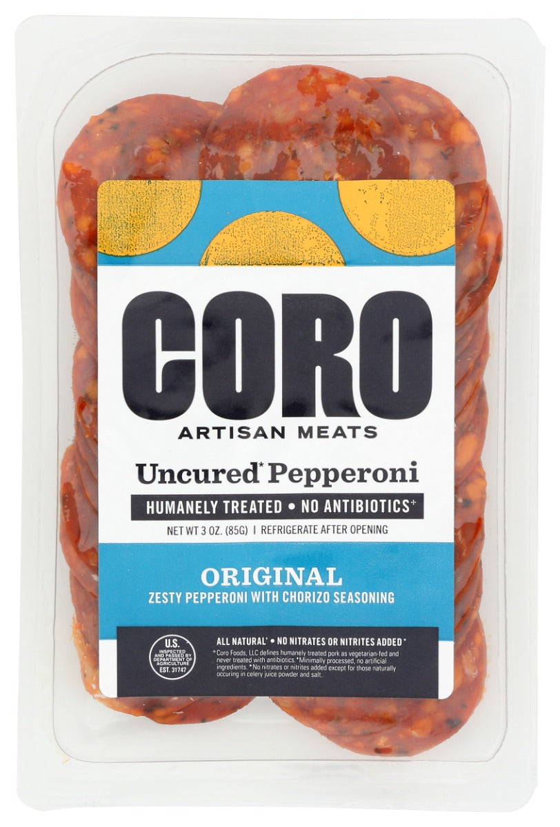 CORO FOODS: Original Pepperoni Sliced Pack, 3 oz