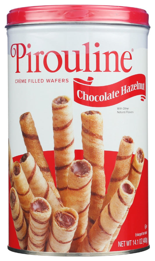 DEBEUKELAER: Pirouline Creme Filled Wafers Chocolate Hazelnut, 14.1 oz