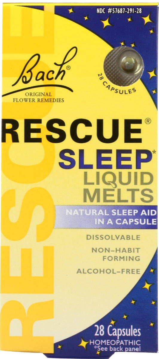 NELSON BACH: Rescue Sleep Liquid Melts, 28 cp