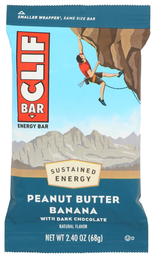 CLIF: Peanut Butter Banana with Dark Chocolate Flavor Bar, 2.4 oz