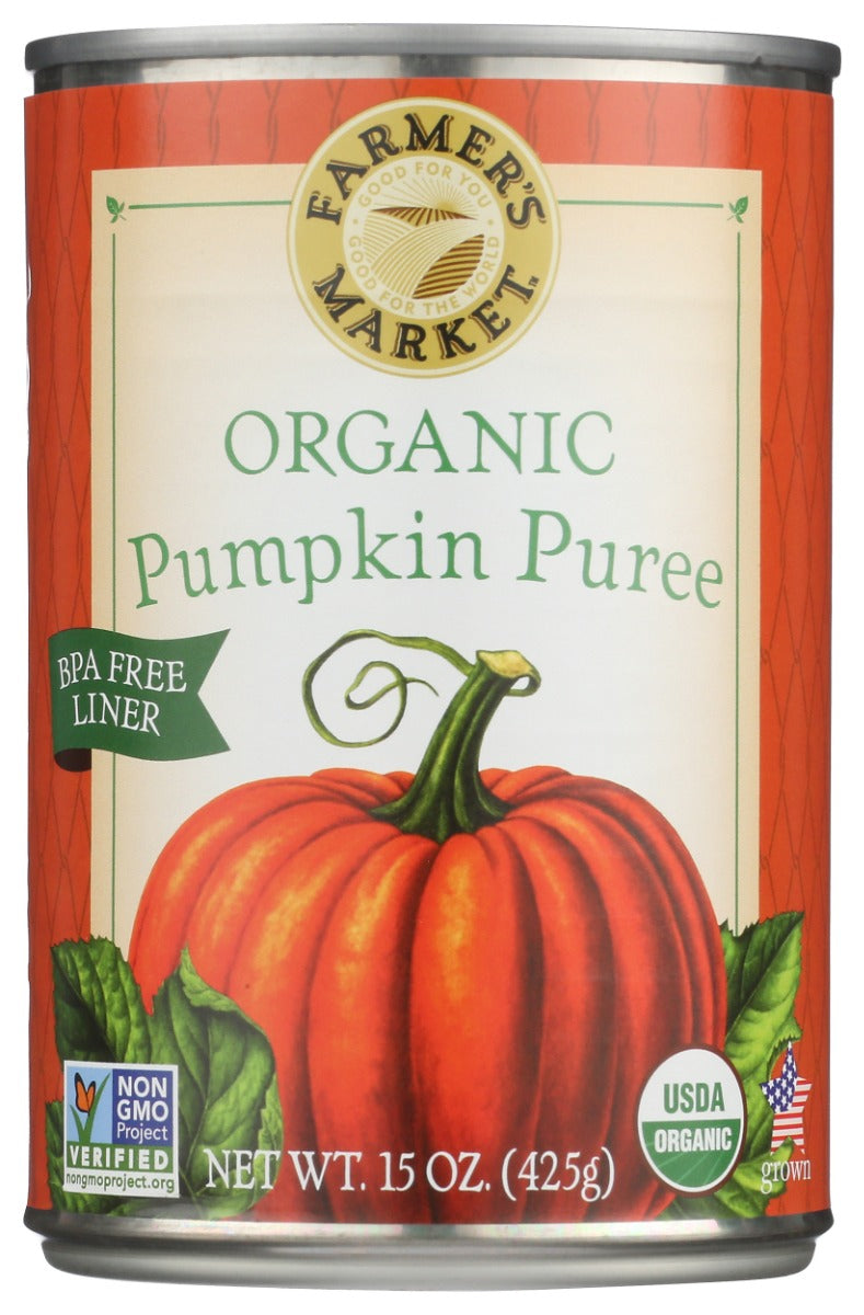 FARMERS MARKET FOODS: Organic Pumpkin Puree, 15 oz
