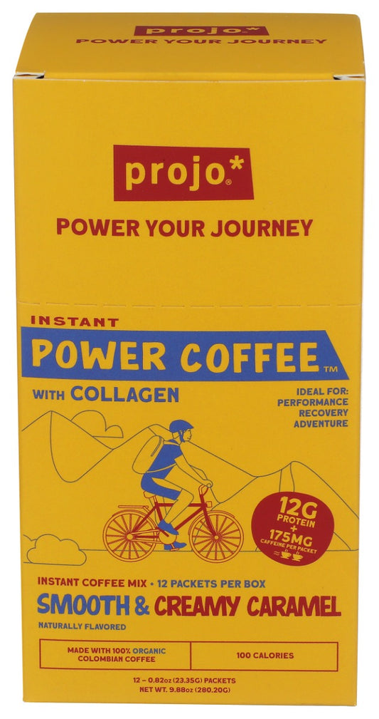 PROJO: Smooth and Creamy Caramel Power Coffee, 9.88 oz