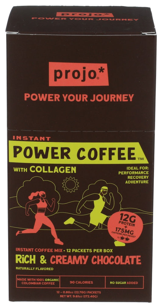 PROJO: Rich and Creamy Chocolate Power Coffee, 9.61 oz