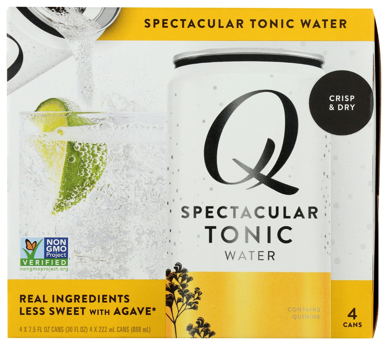 Q TONIC: Tonic Water 4Pk, 30 fo
