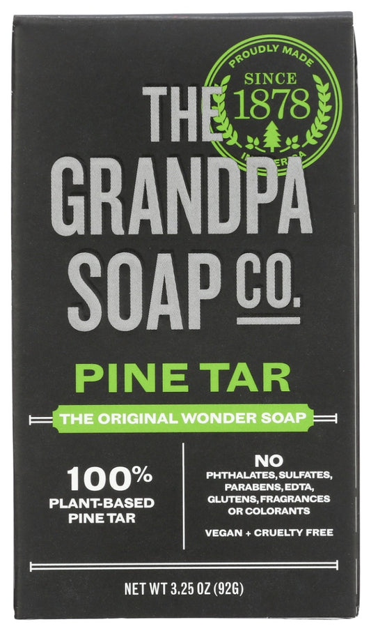 GRANDPAS: Pine Tar Bar Soap, 3.25 oz
