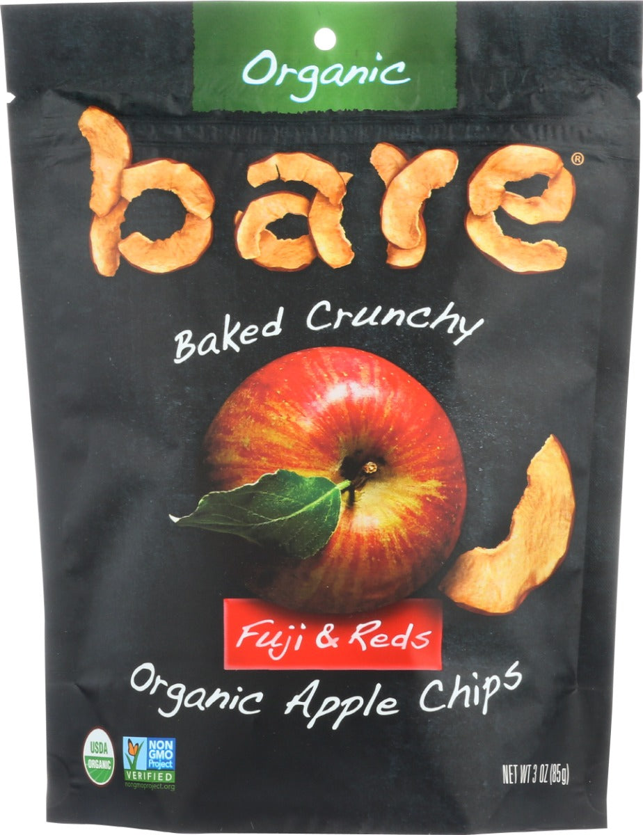 BARE FRUIT: Organic Crispy Reds Apple Chips, 3 oz