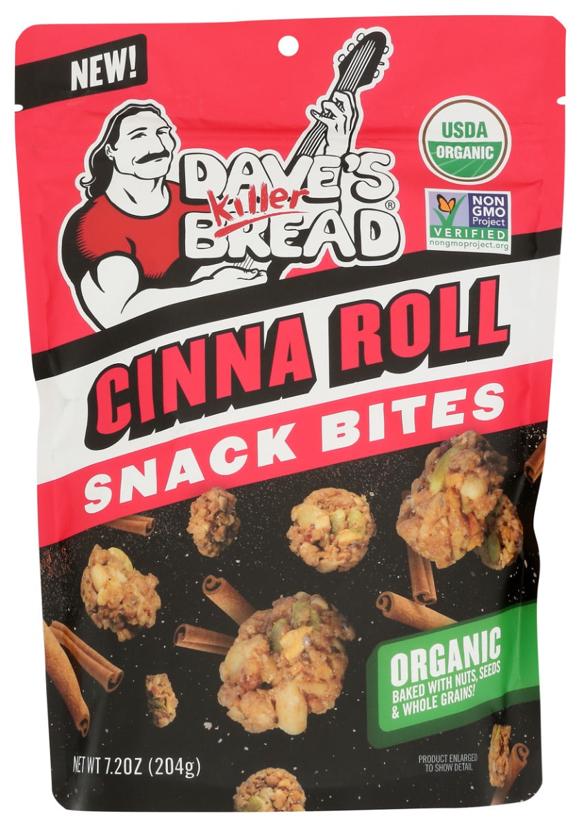 DAVES KILLER BREAD: Cinna Roll Snack Bites, 7.2 oz