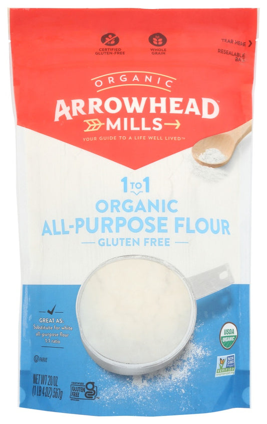 ARROWHEAD MILLS: Organic Gluten Free All Purpose Flour, 20 oz