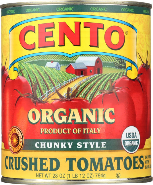 CENTO: Organic Italian Crushed Tomatoes, 28 oz