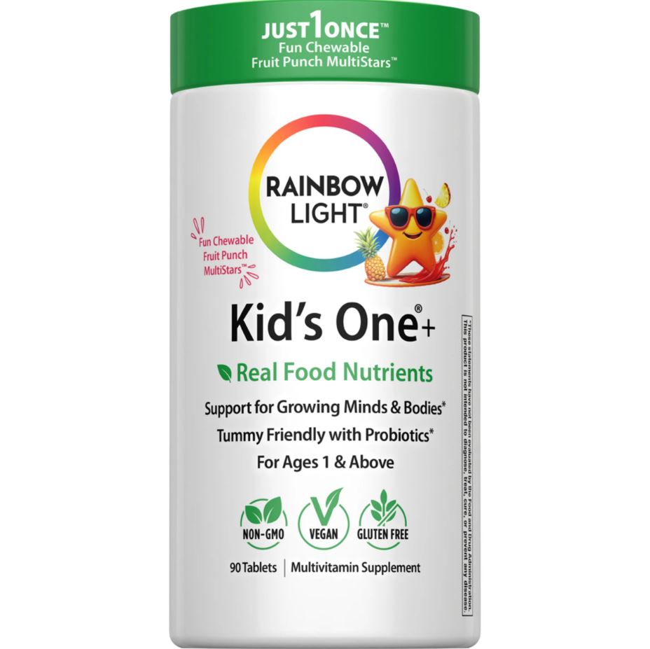RAINBOW LIGHT: Kid's One Daily Multivitamin Fruit Punch, 90 tb