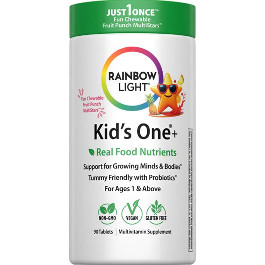 RAINBOW LIGHT: Kid's One Daily Multivitamin Fruit Punch, 90 tb