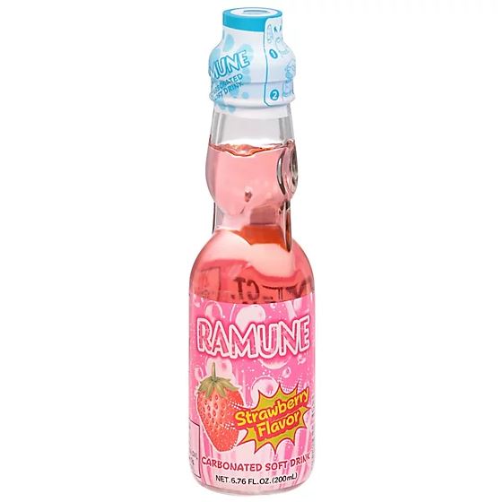 JFC INTERNATIONAL: Strawberry Ramune Soda, 6.76 fo