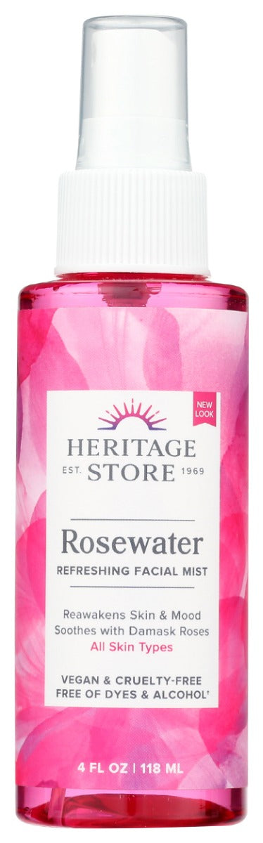 HERITAGE: Rosewater Mist, 4 oz