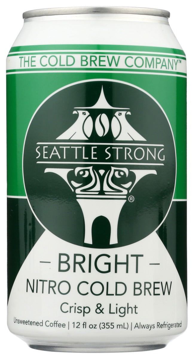 SEATTLE STRONG: Bright Nitro Cold Brew Coffee, 12 fo