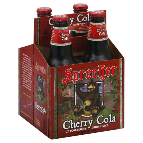 SPRECHER: Cherry Cola Soda, 64 oz