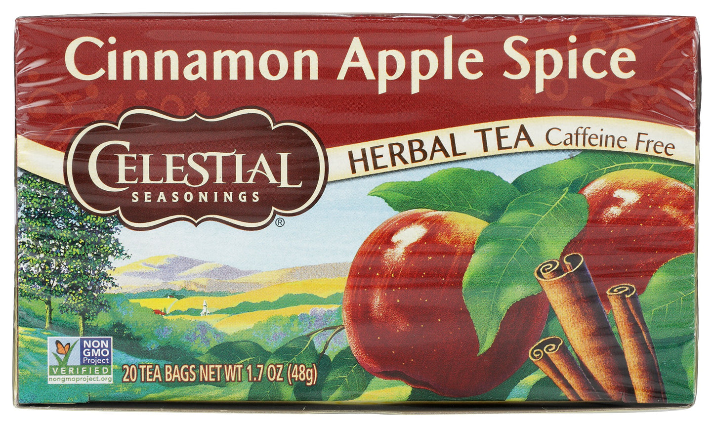 CELESTIAL SEASONINGS: Cinnamon Apple Spice Herbal Tea, 20 bg
