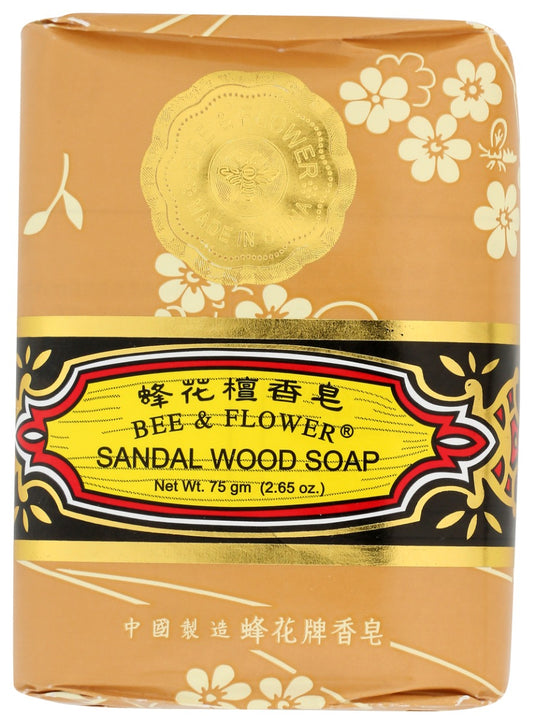 BEE & FLOWER: Sandal Wood Soap, 2.65 oz