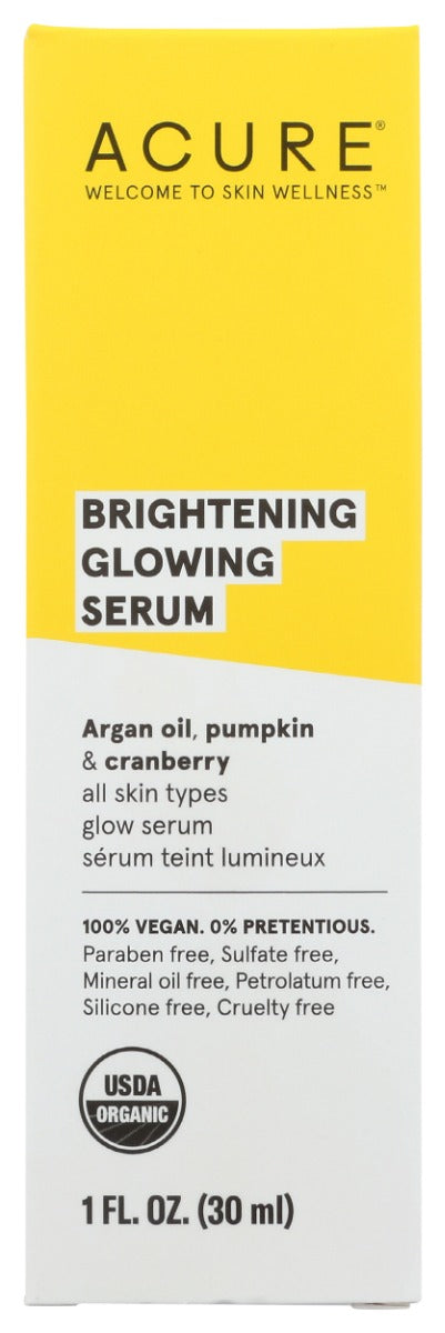ACURE: Brightening Glowing Serum, 1 fo