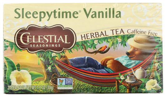 CELESTIAL SEASONINGS: Sleepytime Vanilla Herbal Tea, 20 bg