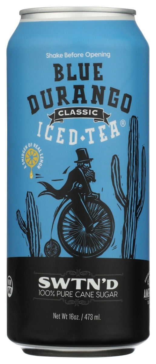 BLUE DURANGO ICED TEA: Sweetened Classic Iced Tea, 16 fo