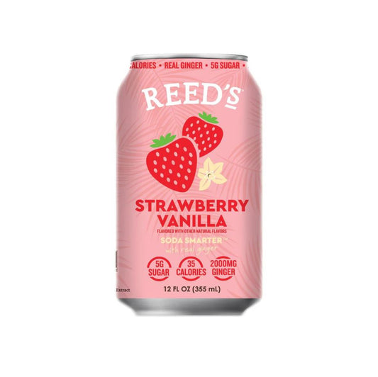 REEDS: Strawberry Vanilla Soda, 12 fo