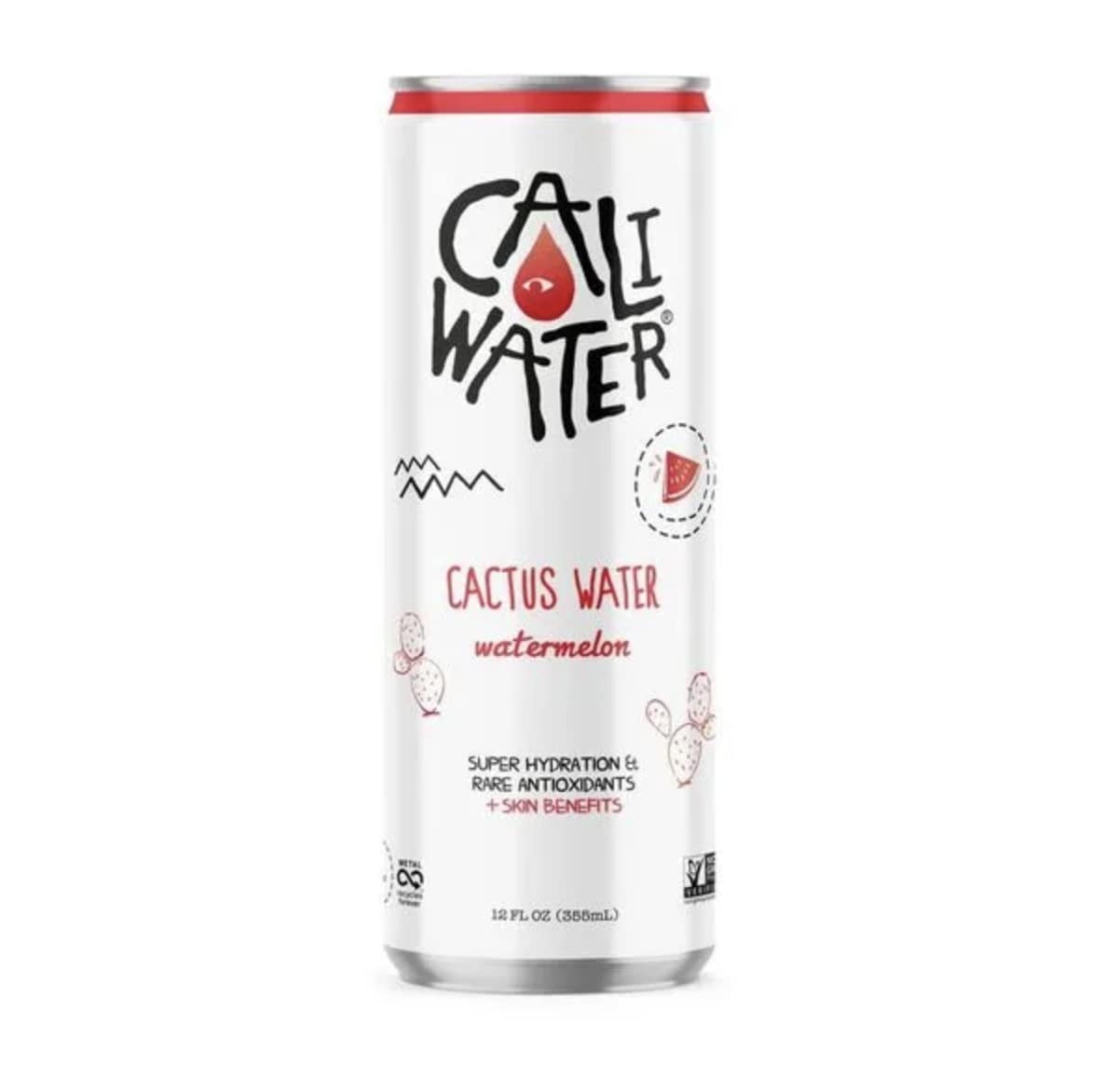 CALIWATER: Water Cactus Watermelon, 12 fo