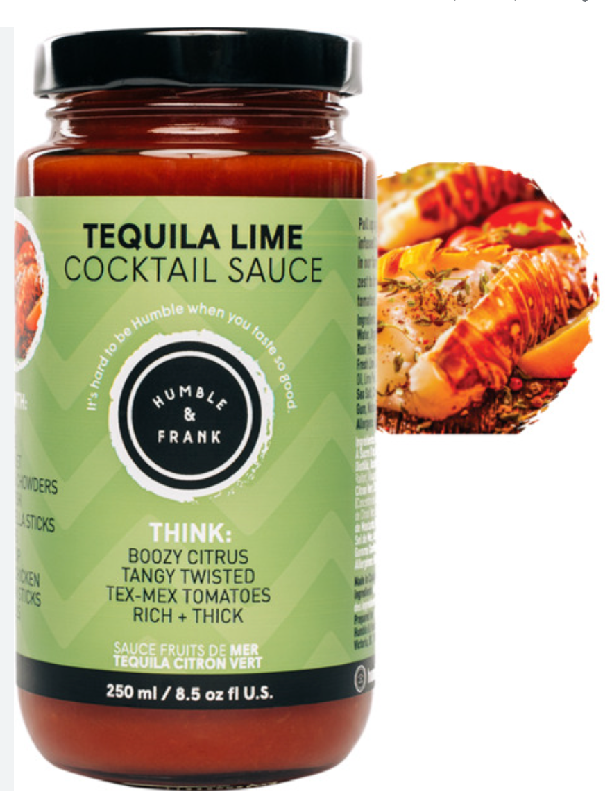 HUMBLE AND FRANK FOODS: Sauce Tequla Lime Cktail, 8.8 OZ