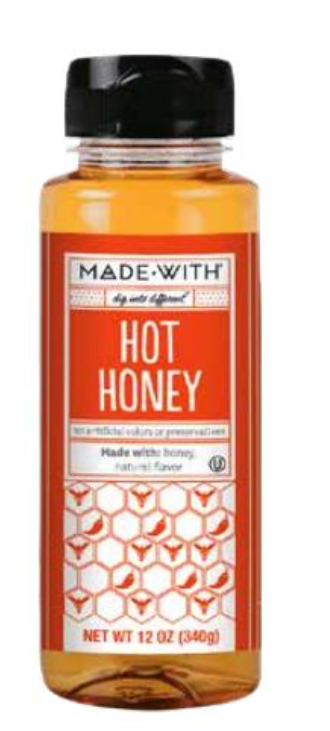 MADE WITH: Honey Hot , 12 oz