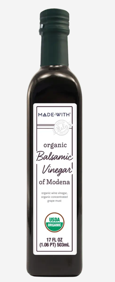 MADE WITH: Vinegar Balsamic Org, 17 OZ