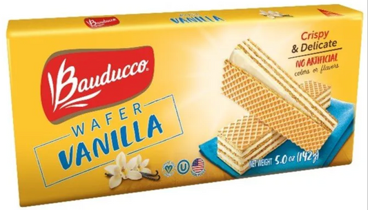 BAUDUCCO: Cookie Wafer Vanilla, 5 OZ