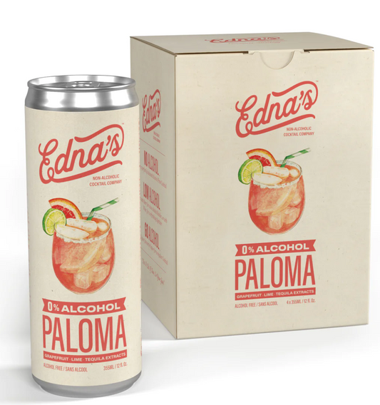 EDNA'S: Mocktail Na Paloma 4pk, 48 fo