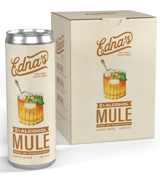 EDNA'S: Mocktail Na Mule 4pk, 48 fo