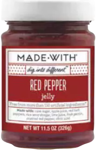 MADE WITH: Spread Red Pepper Jelly, 11.5 oz