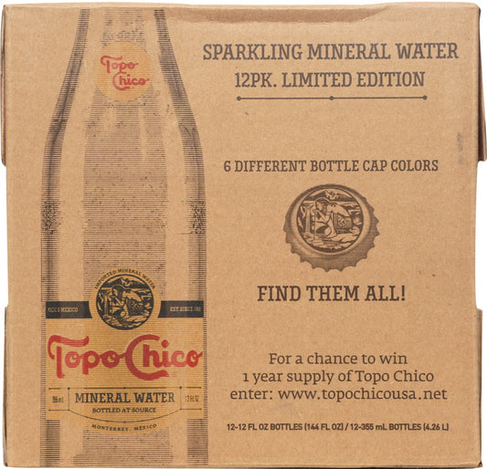 TOPO CHICO: Mineral Water 12Pk, 144 fo