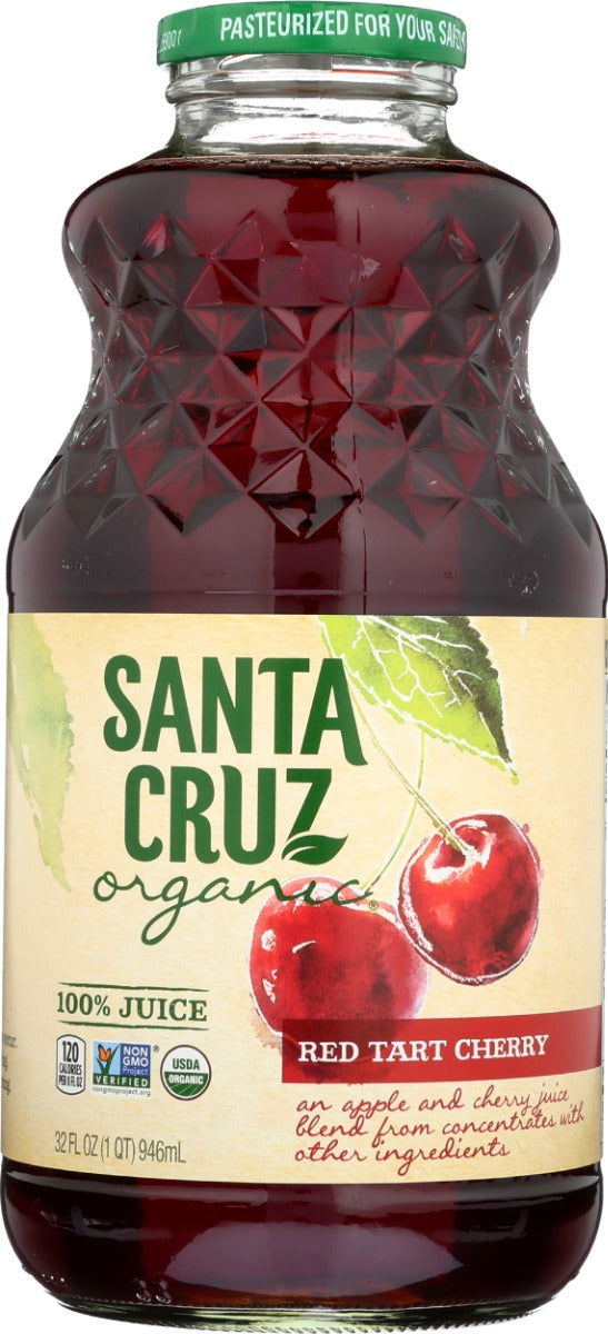 SANTA CRUZ: Red Tart Cherry Juice, 32 fo