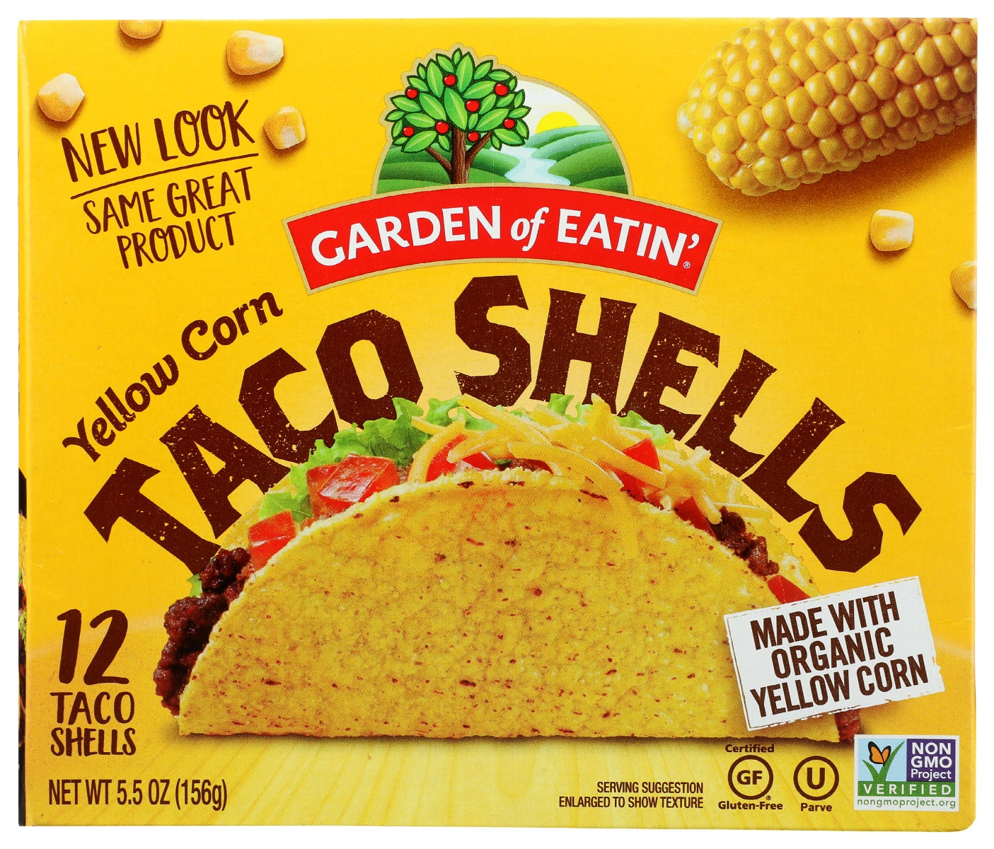 GARDEN OF EATIN: Yellow Taco Shells, 5.5 oz