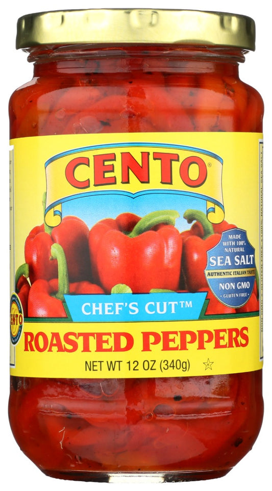 CENTO: Chefs Cut Roasted Peppers, 12 oz