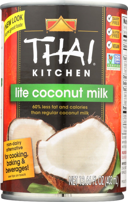 THAI KITCHEN: Lite Coconut Milk, 13.66 fo