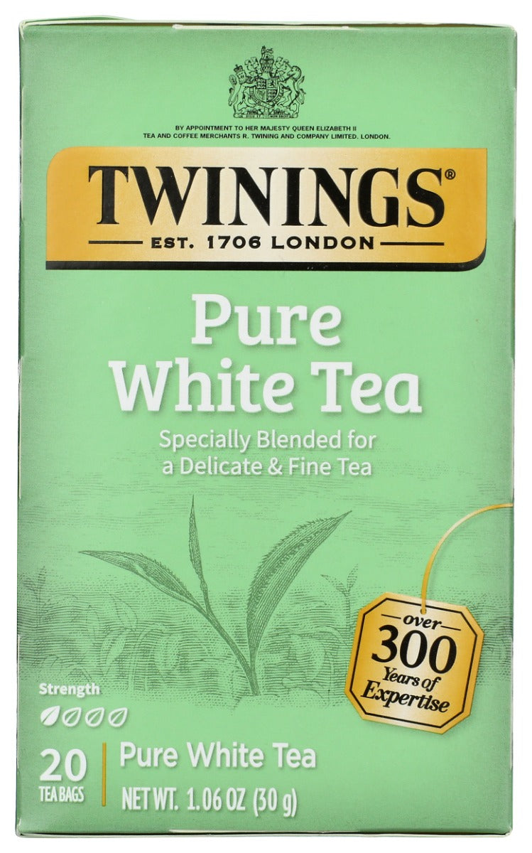 TWINING TEA: Pure White Tea, 20 bg